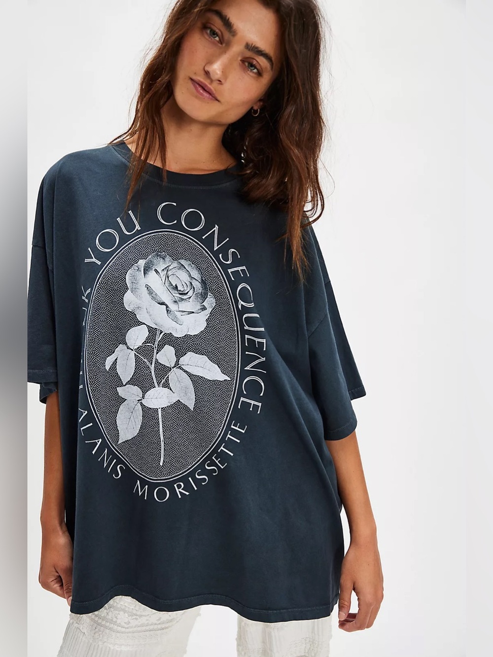 Daydreamer Alanis Morissette Thank U Consequence Tee Free People Oversized